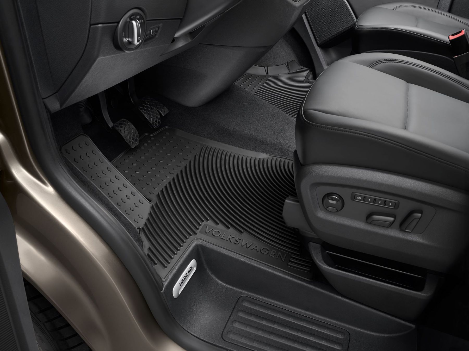 Gumové koberce pro Transporter, přední (do r. 2025)