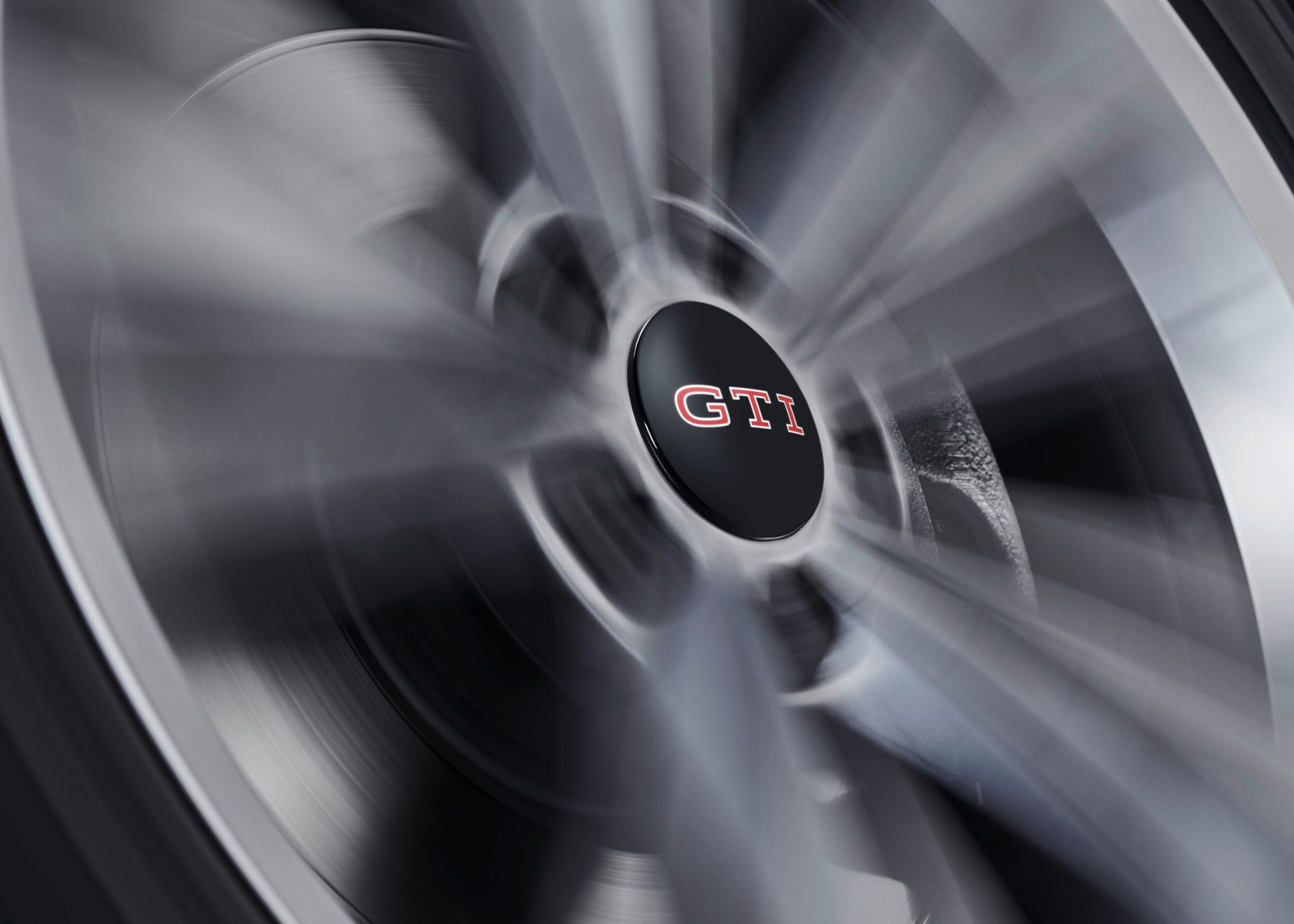 Dynamické středové krytky kol GTI