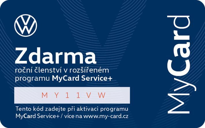 MyCard Volkswagen – karta plná výhod