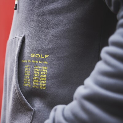 Mikina s kapucí Golf, unisex