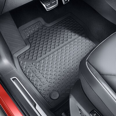 Gumové koberce pro Tiguan (do r. 2024)