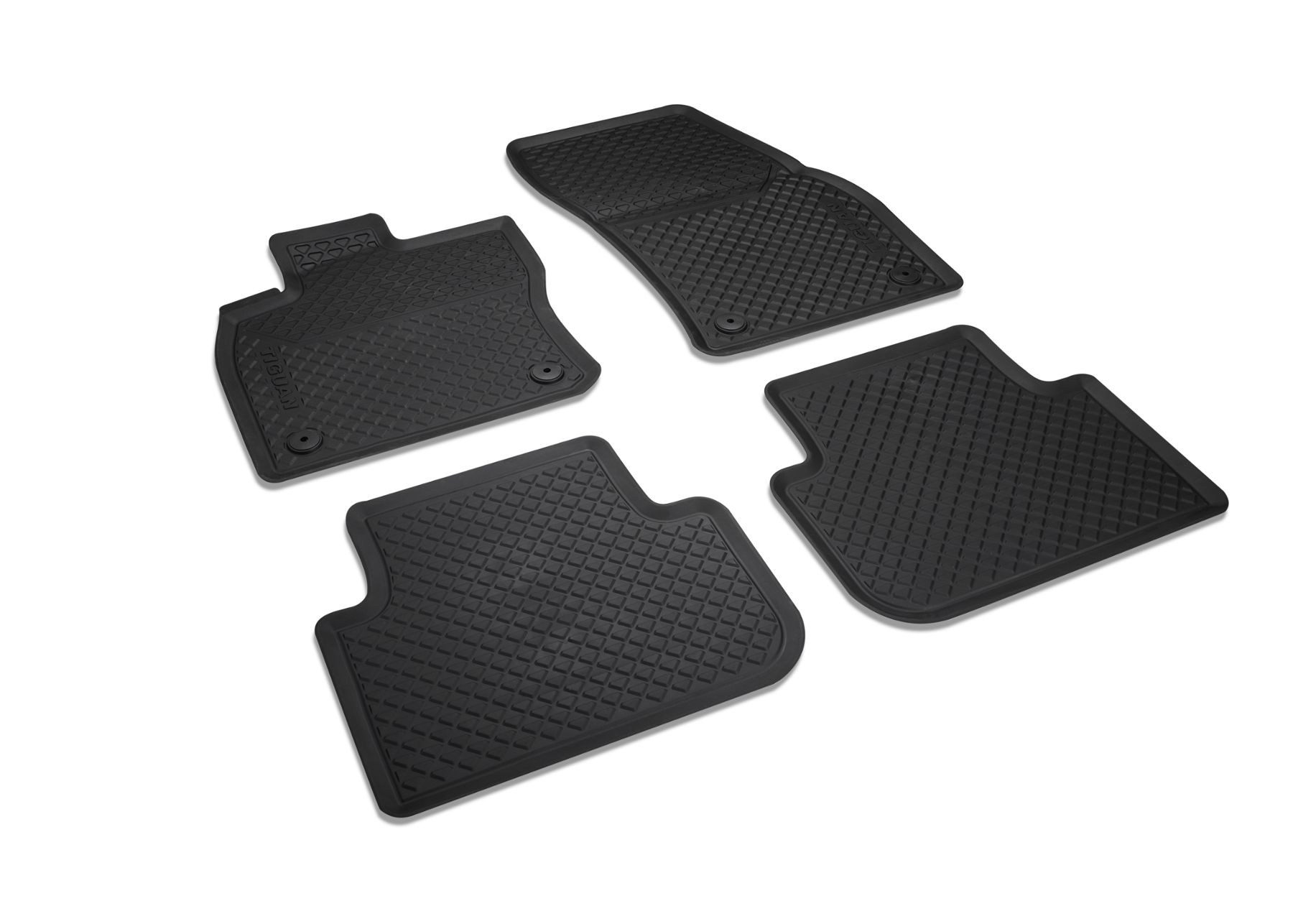 Gumové koberce pro Tiguan Allspace (do r. 2025)